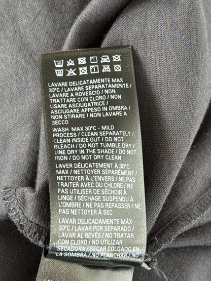 Balenciaga Black & White Keep Calm Logo T-Shirt
