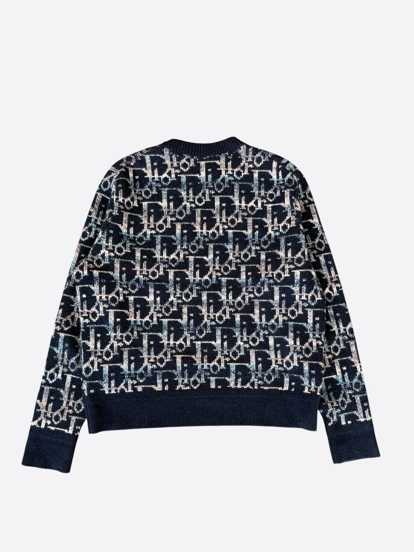 Dior Navy Oblique Wool Sweater