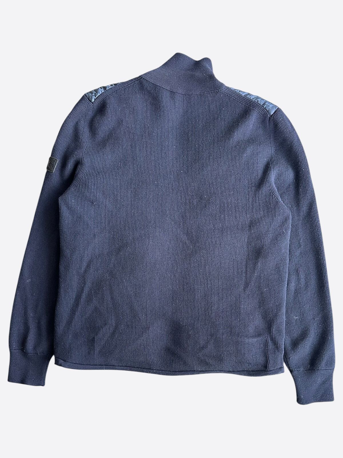 Dior Navy Oblique Knit Puffer Jacket