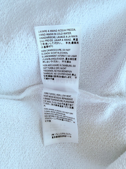 Balenciaga White, Red & Blue Logo Hoodie