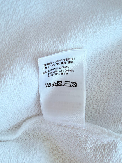 Balenciaga White, Red & Blue Logo Hoodie