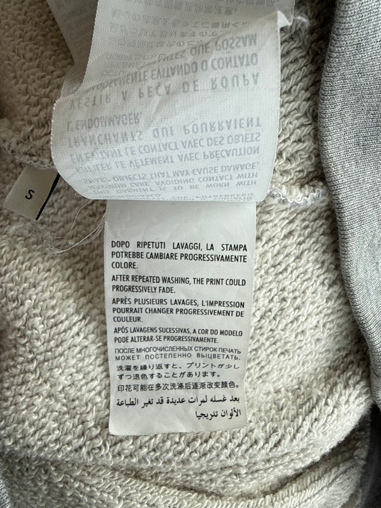 Gucci Grey Dragon Embroidered Logo Hoodie
