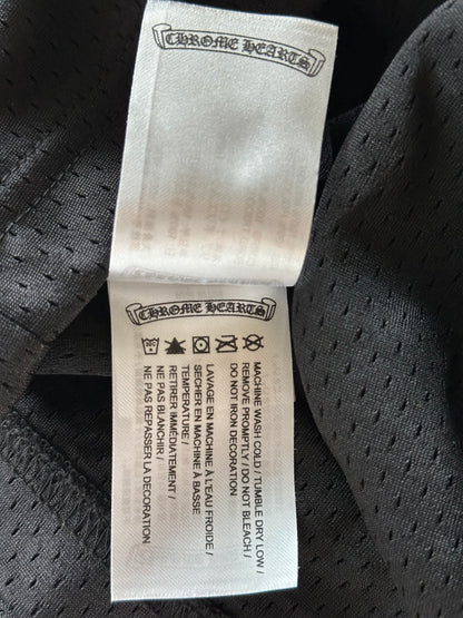 Chrome Hearts Black & White Logo Mesh Jersey