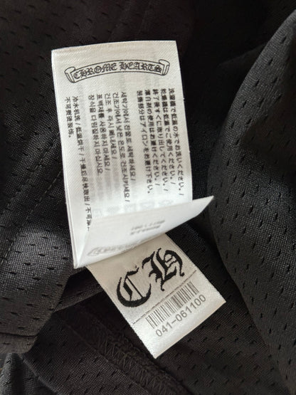 Chrome Hearts Black & White Logo Mesh Jersey