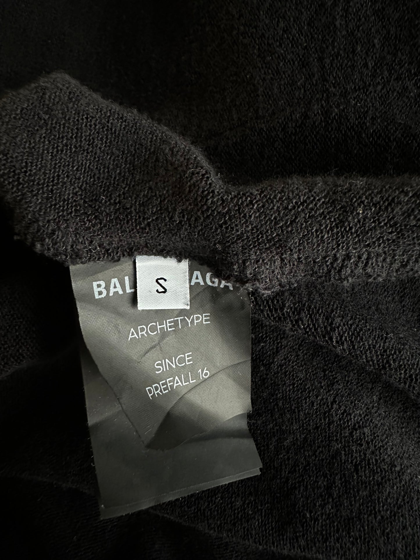 Balenciaga Black & White Logo Zip Up Hoodie