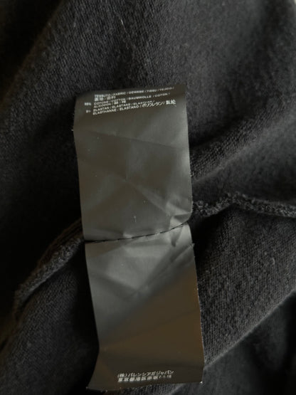 Balenciaga Black & White Logo Zip Up Hoodie