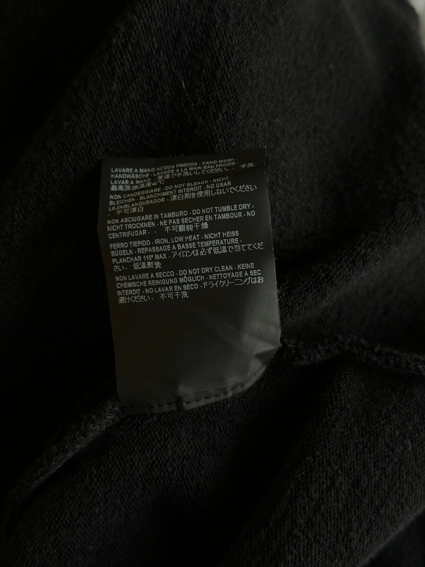 Balenciaga Black & White Logo Zip Up Hoodie