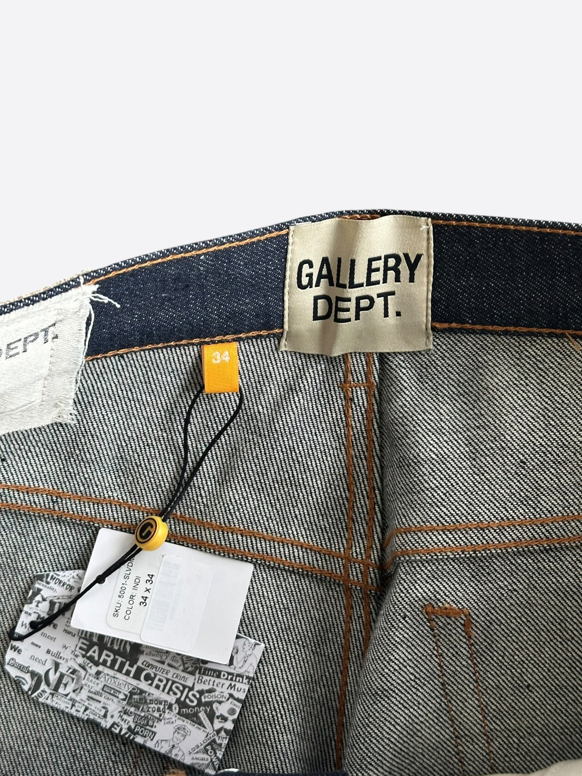 Gallery Dept Indigo 5001 Vintage Reworked Selvage Denim Jeans