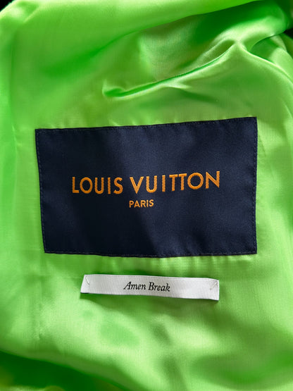 Louis Vuitton Blue & Green Gradient Monogram Varsity Jacket