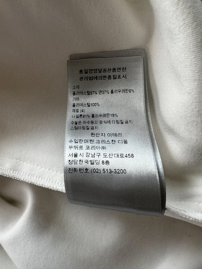 Dior White & Grey Oblique Hooded Anorak