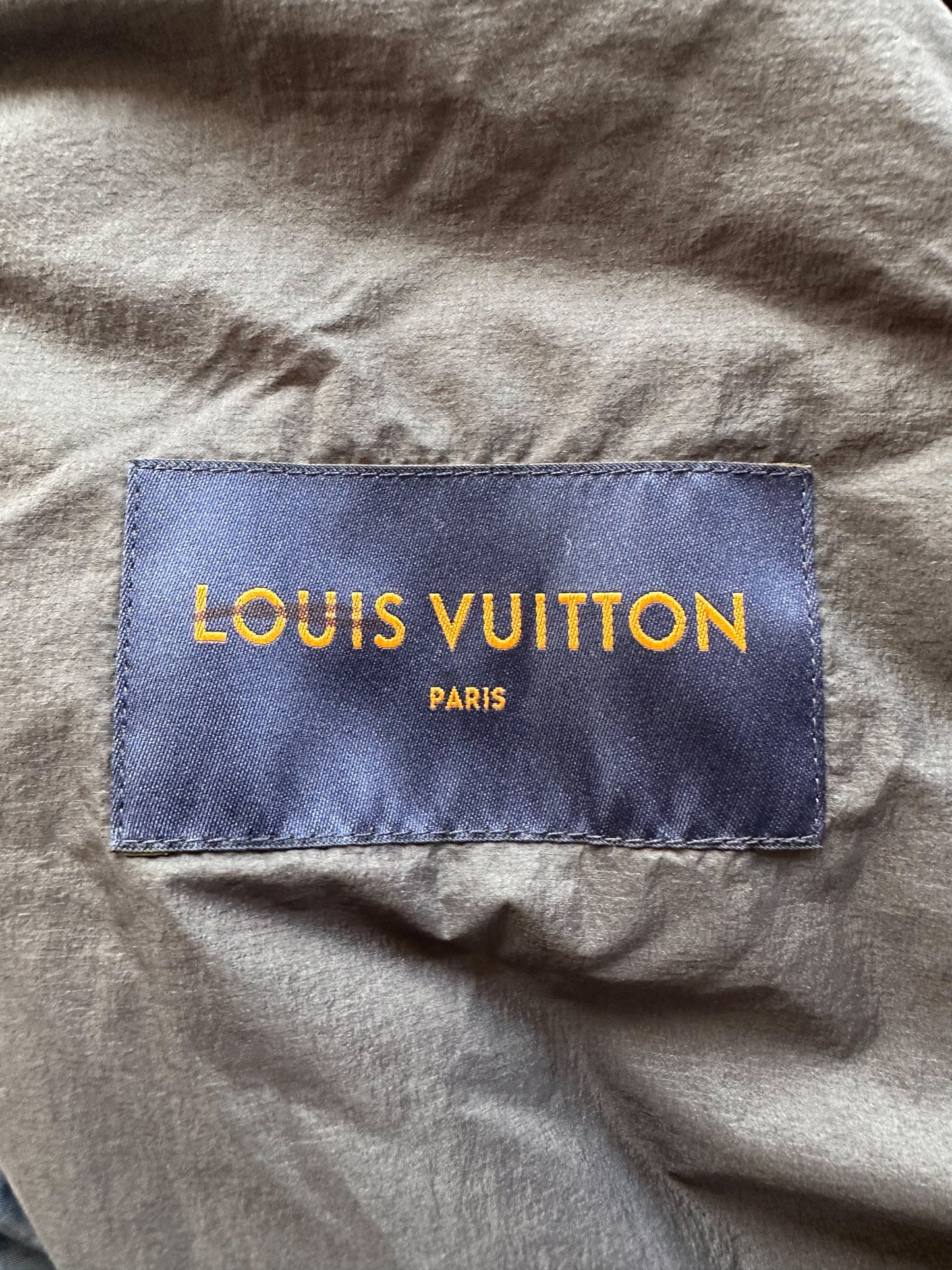 Louis Vuitton Blue Damier Salt Bomber Jacket