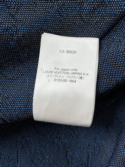 Louis Vuitton Black & Blue Monogram Zip Up Hoodie