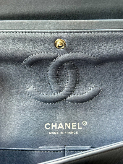 Chanel Blue Quilted Medium Flap Bag