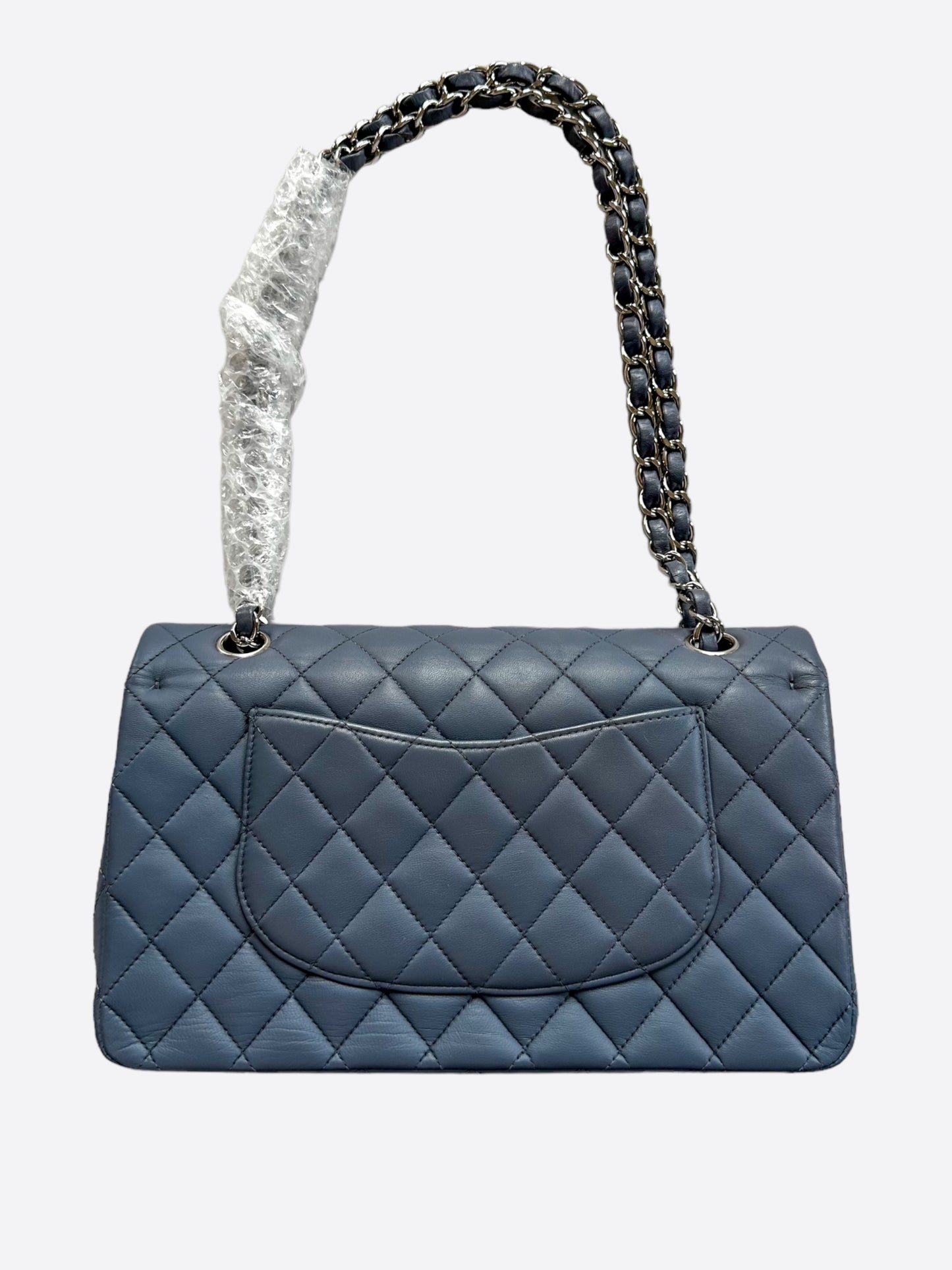 Chanel Blue Quilted Medium Flap Bag