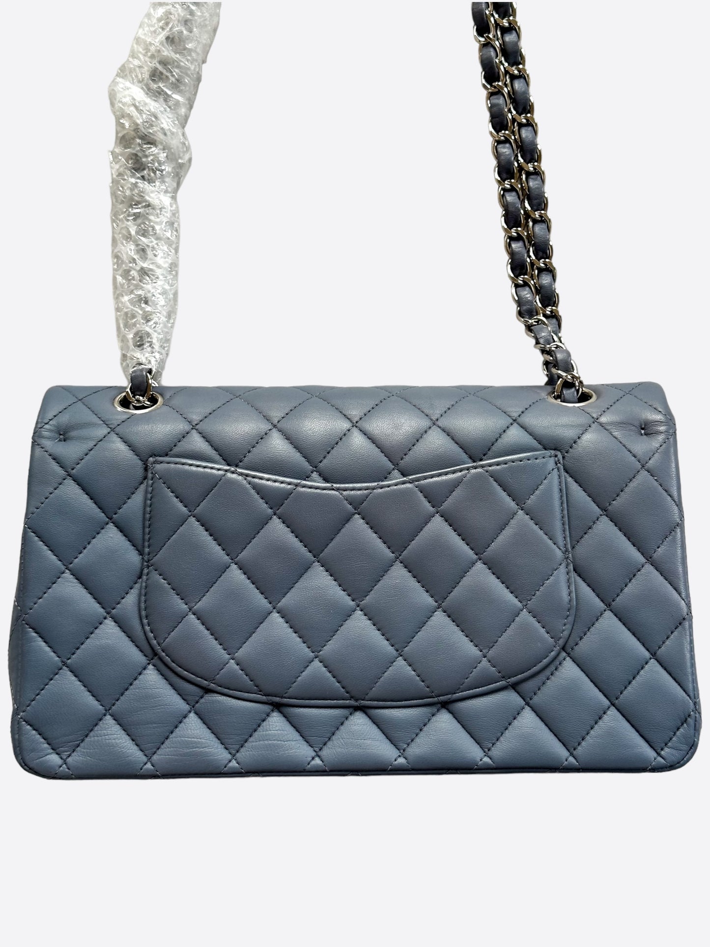 Chanel Blue Quilted Medium Flap Bag