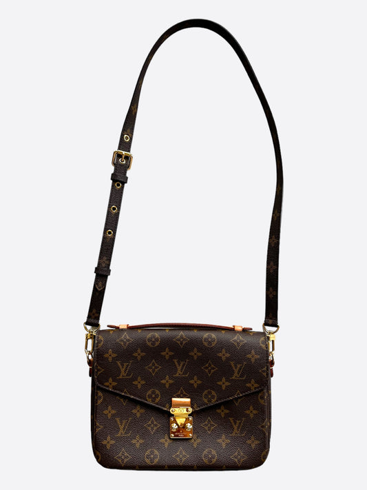 Louis Vuitton Brown Monogram Pochette Metis