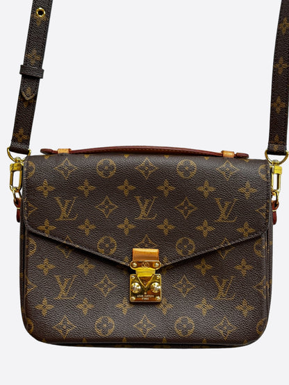 Louis Vuitton Brown Monogram Pochette Metis