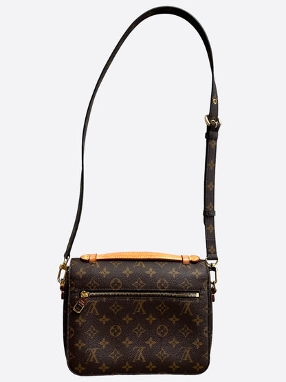 Louis Vuitton Brown Monogram Pochette Metis