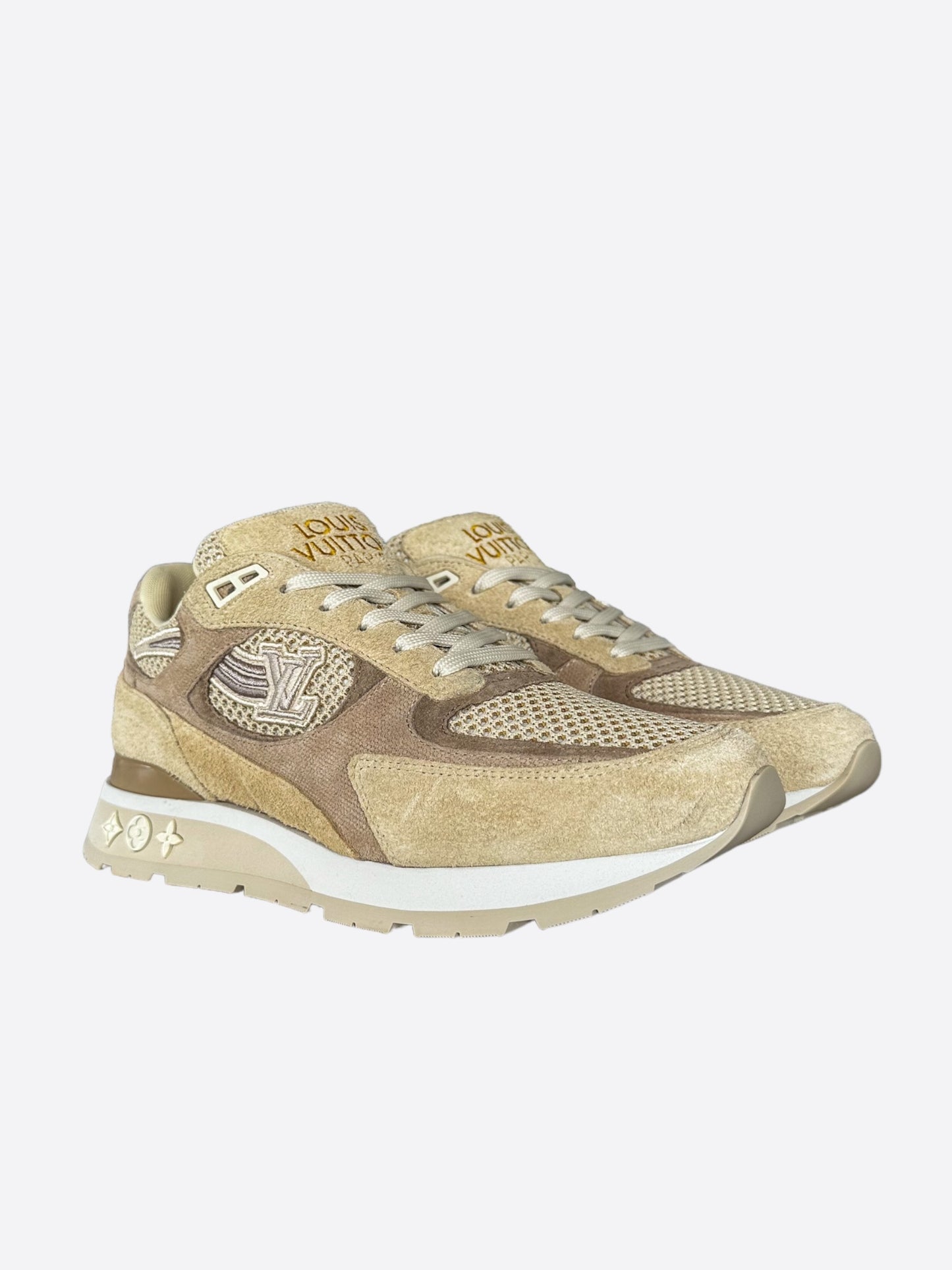 Louis Vuitton Beige Run Away Sneakers