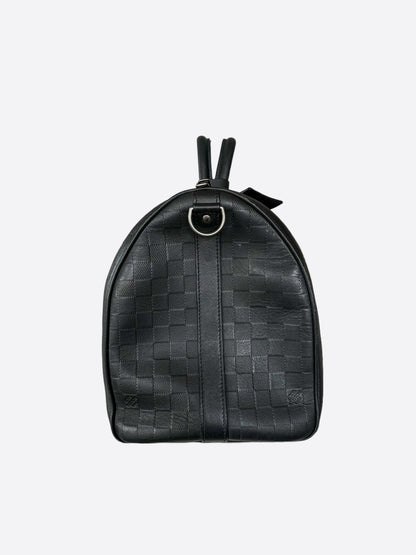 Louis Vuitton Black Damier Infini Keepall 45