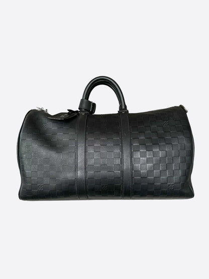 Louis Vuitton Black Damier Infini Keepall 45