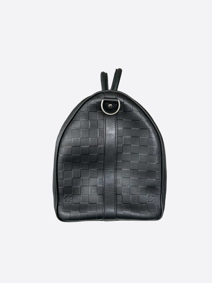 Louis Vuitton Black Damier Infini Keepall 45