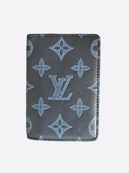 Louis Vuitton Navy Shadow Monogram Pocket Organizer