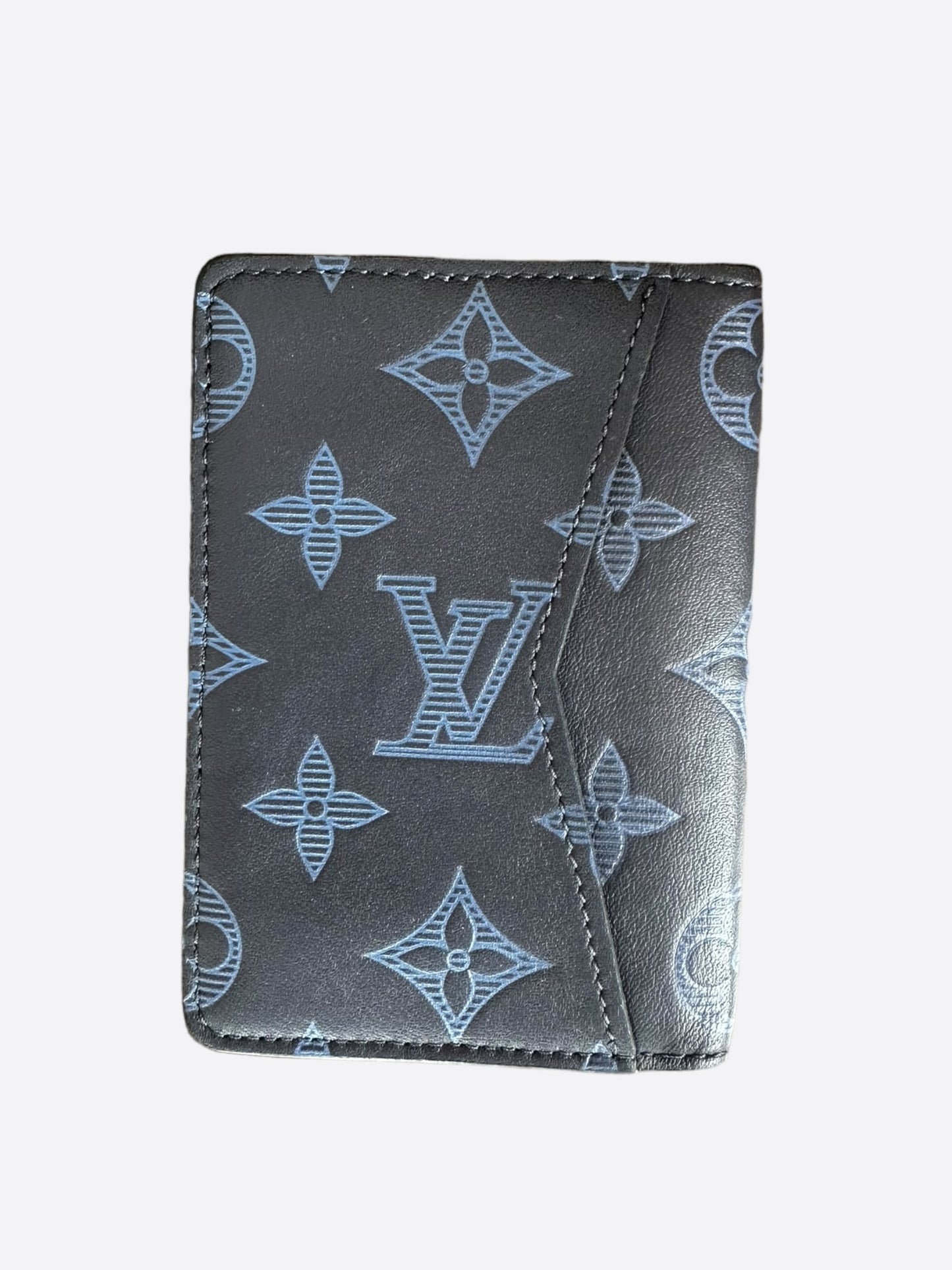 Louis Vuitton Navy Shadow Monogram Pocket Organizer