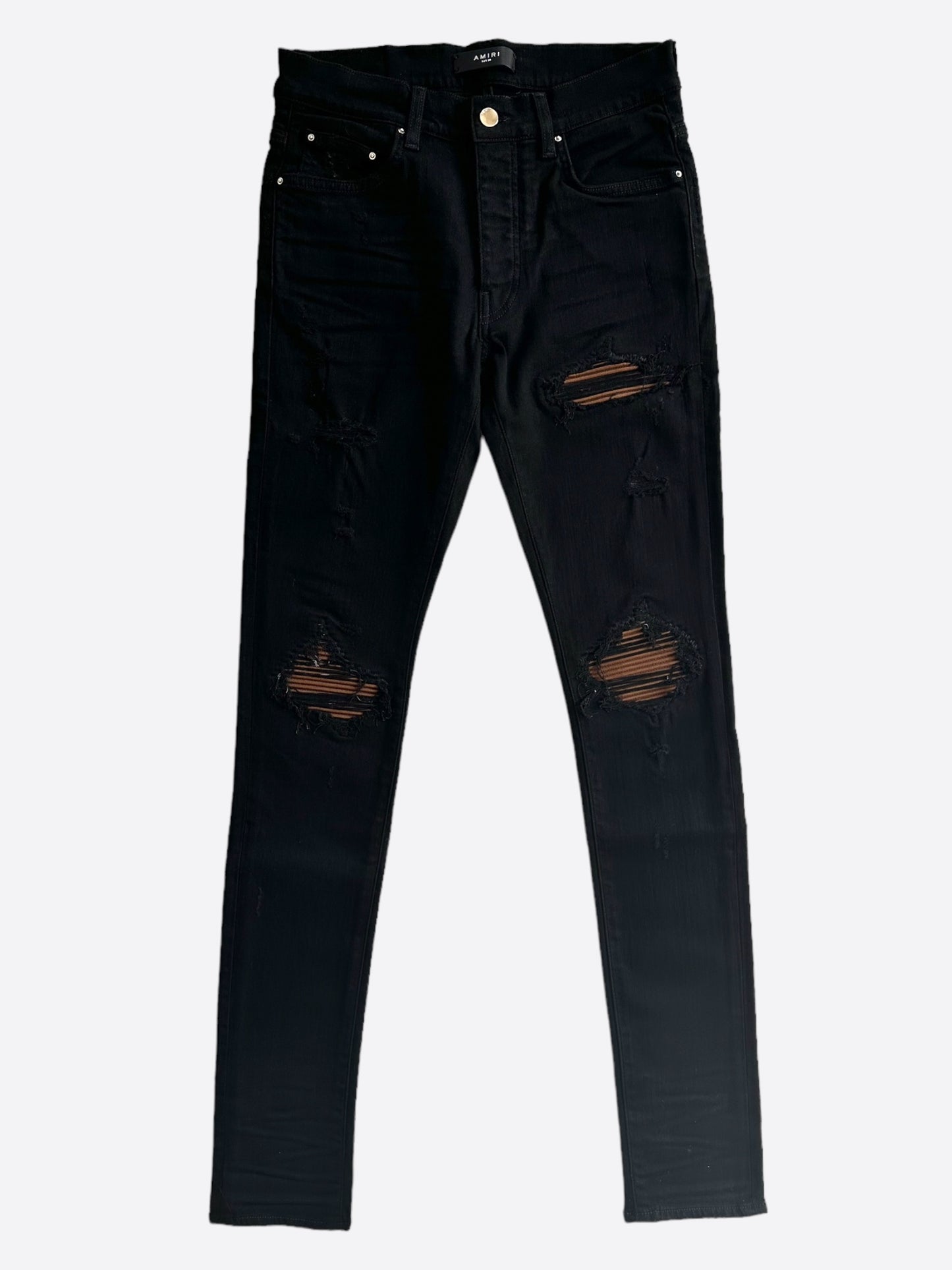 Amiri Black & Brown MX1 Jeans