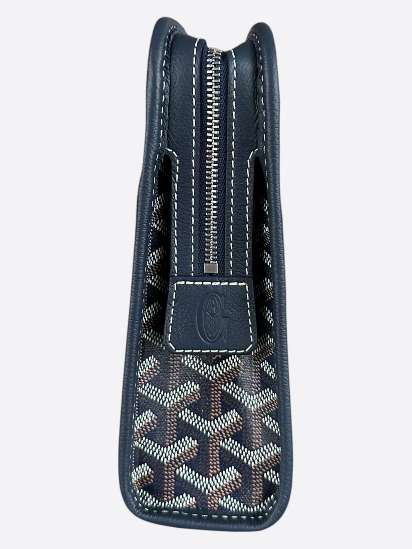 Goyard Navy Jouvence MM Toiletry Bag