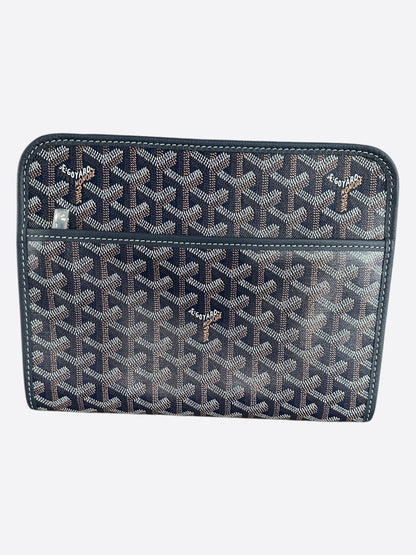 Goyard Navy Jouvence MM Toiletry Bag