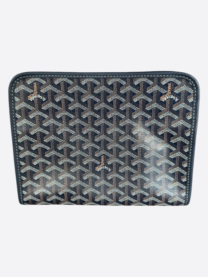 Goyard Navy Jouvence MM Toiletry Bag