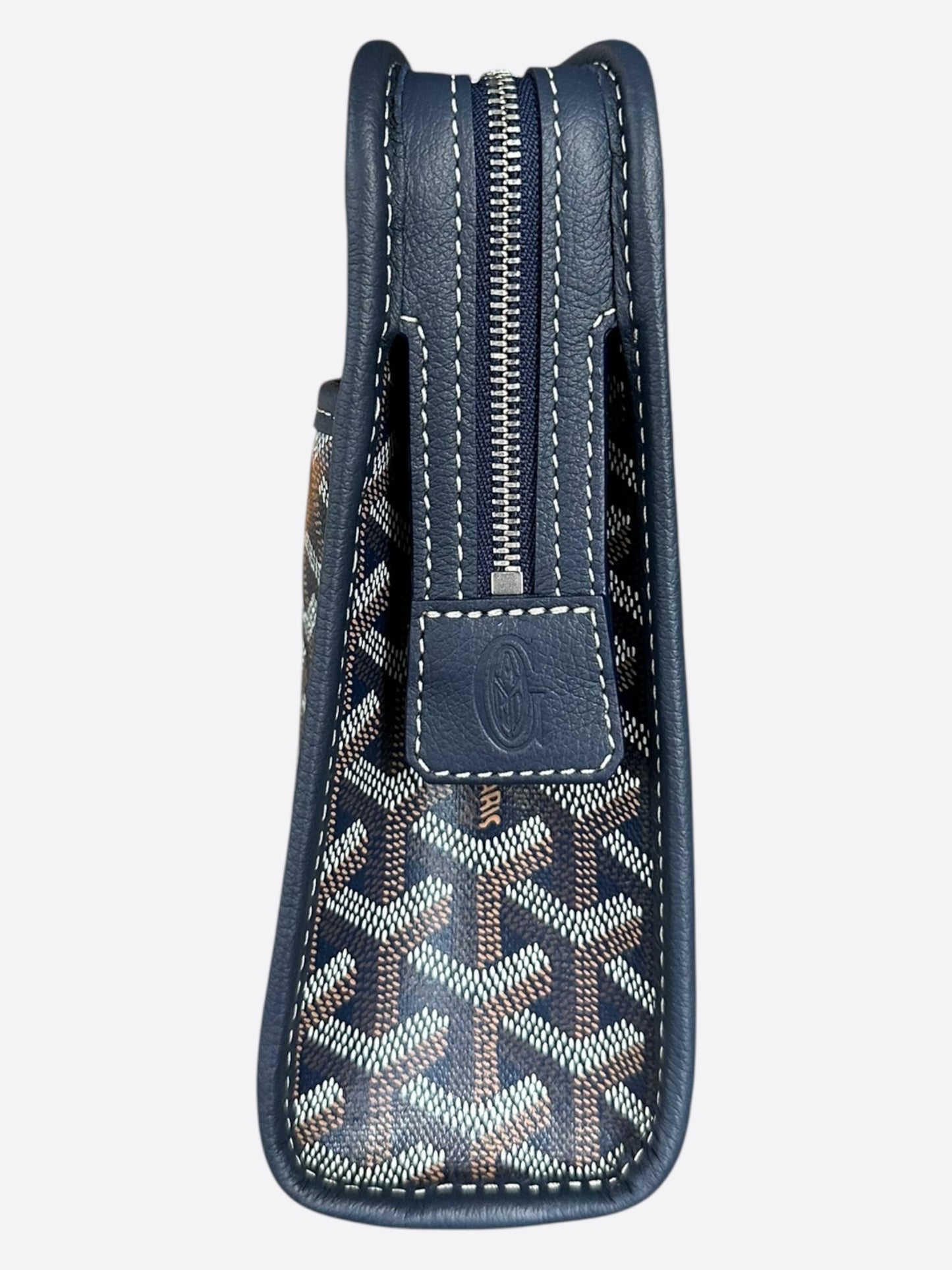 Goyard Navy Jouvence MM Toiletry Bag
