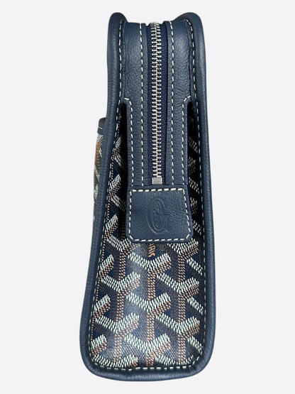 Goyard Navy Jouvence MM Toiletry Bag
