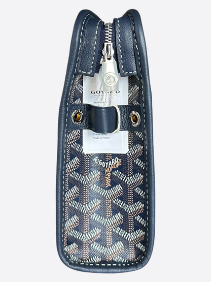 Goyard Navy Jouvence MM Toiletry Bag