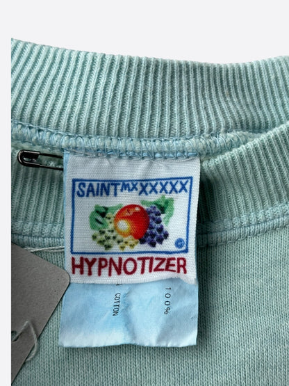 Saint Michael Light Blue Jesus & Lamb Of God Sweater