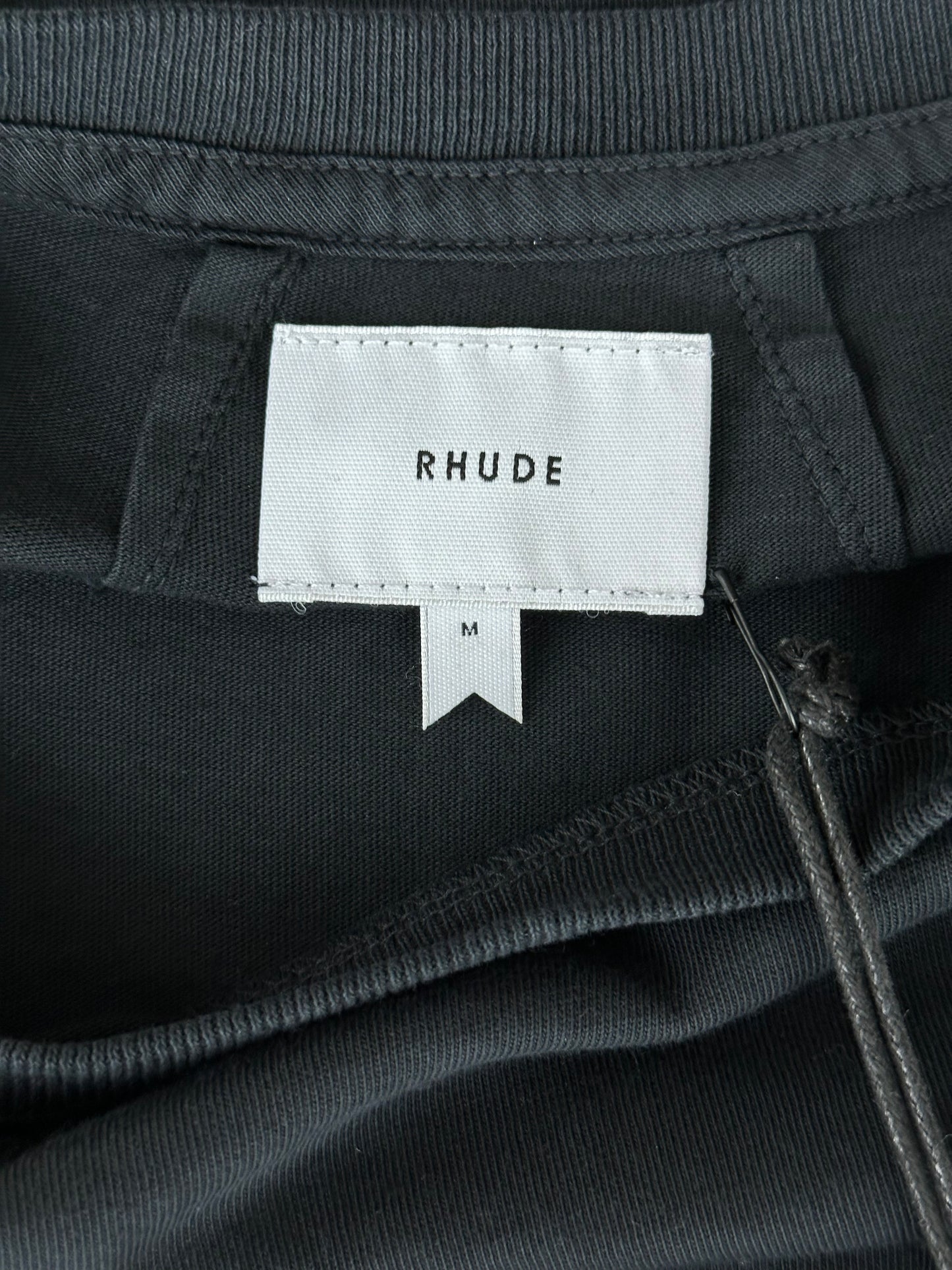 Rhude Vintage Black & Yellow Sales & Service T-Shirt