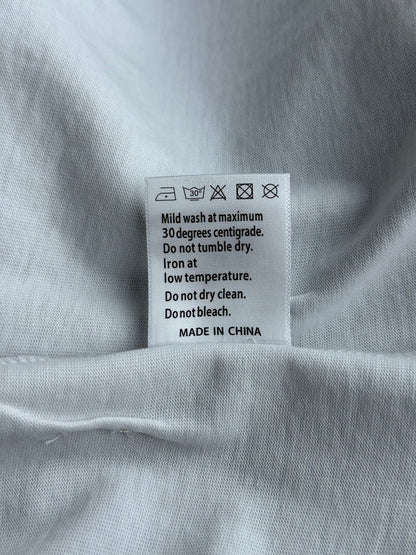 Who Decides War White & Blue Link Logo T-Shirt