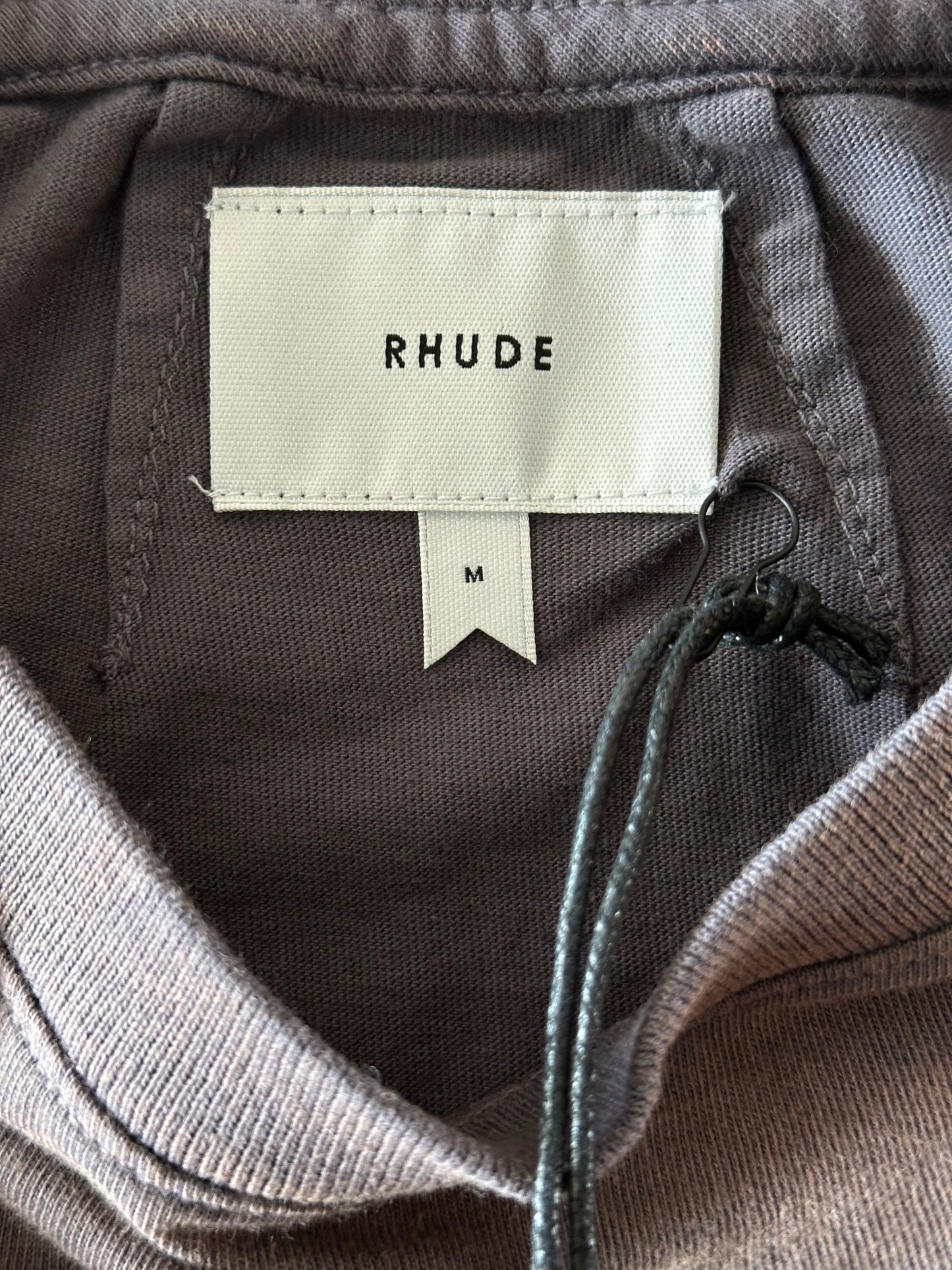 Rhude Vintage Grey 02 Racing Logo T-Shirt