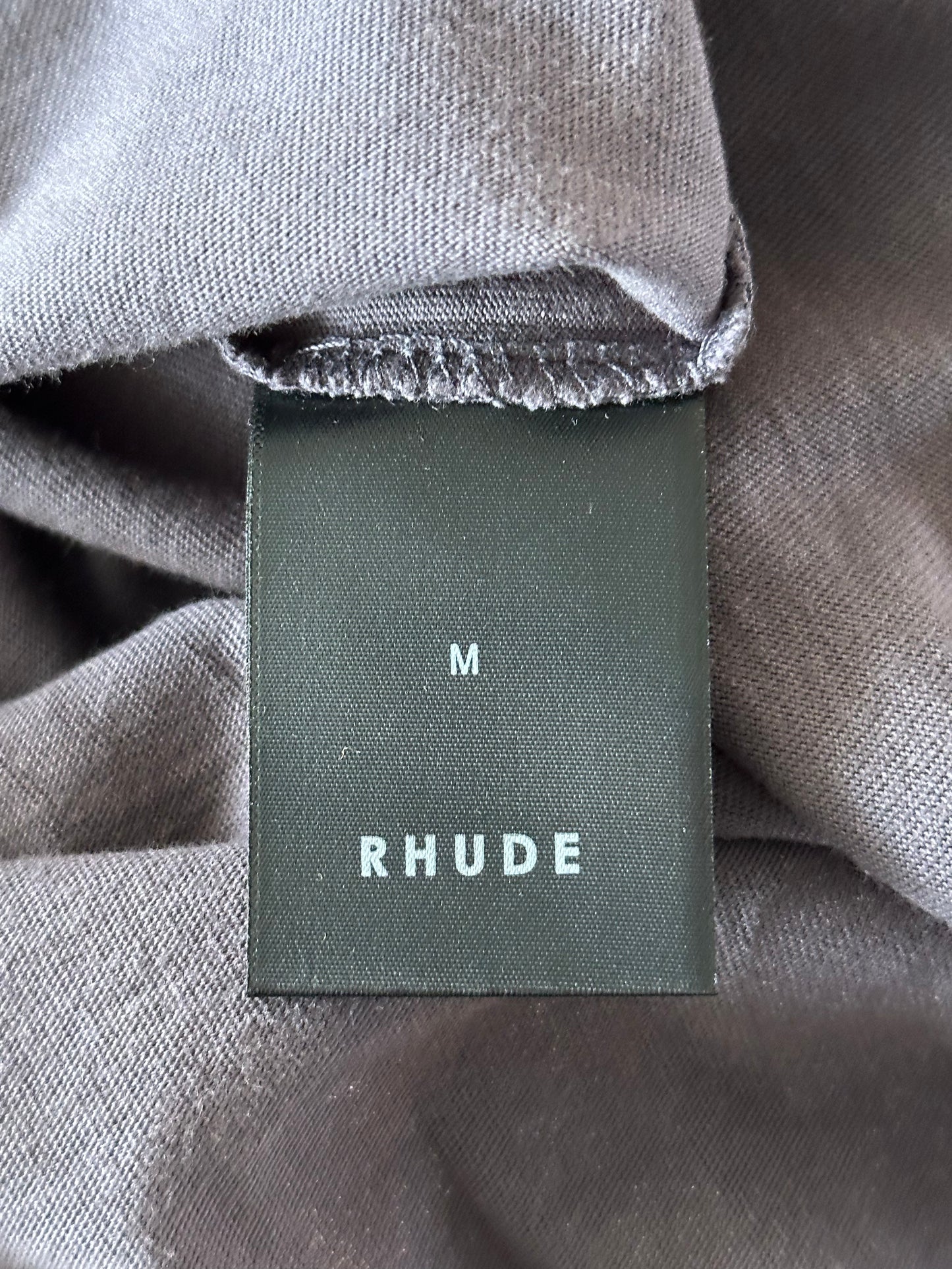 Rhude Vintage Grey 02 Racing Logo T-Shirt