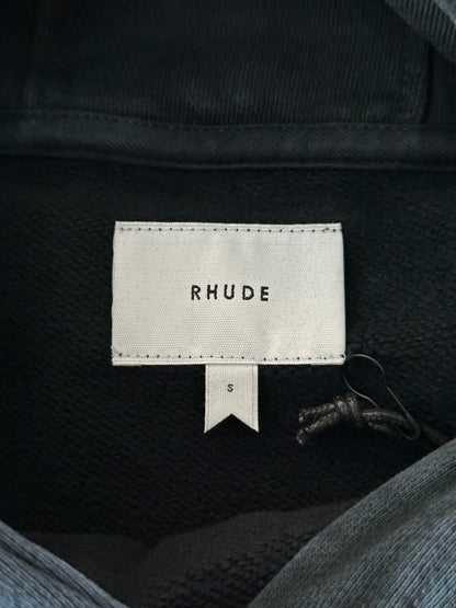 Rhude Black Desert Valley Cropped Hoodie