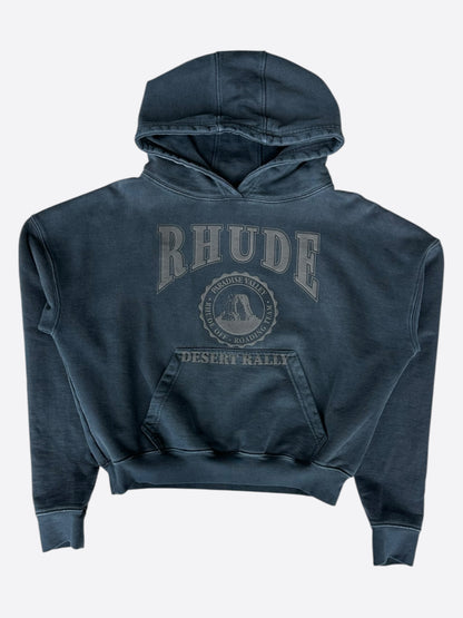Rhude Black Desert Valley Cropped Hoodie