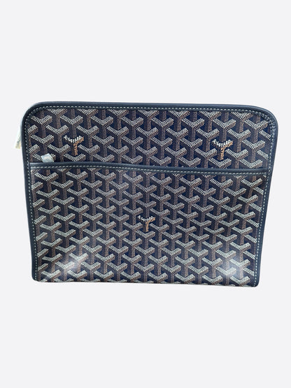 Goyard Navy Jouvence GM Toiletry Bag