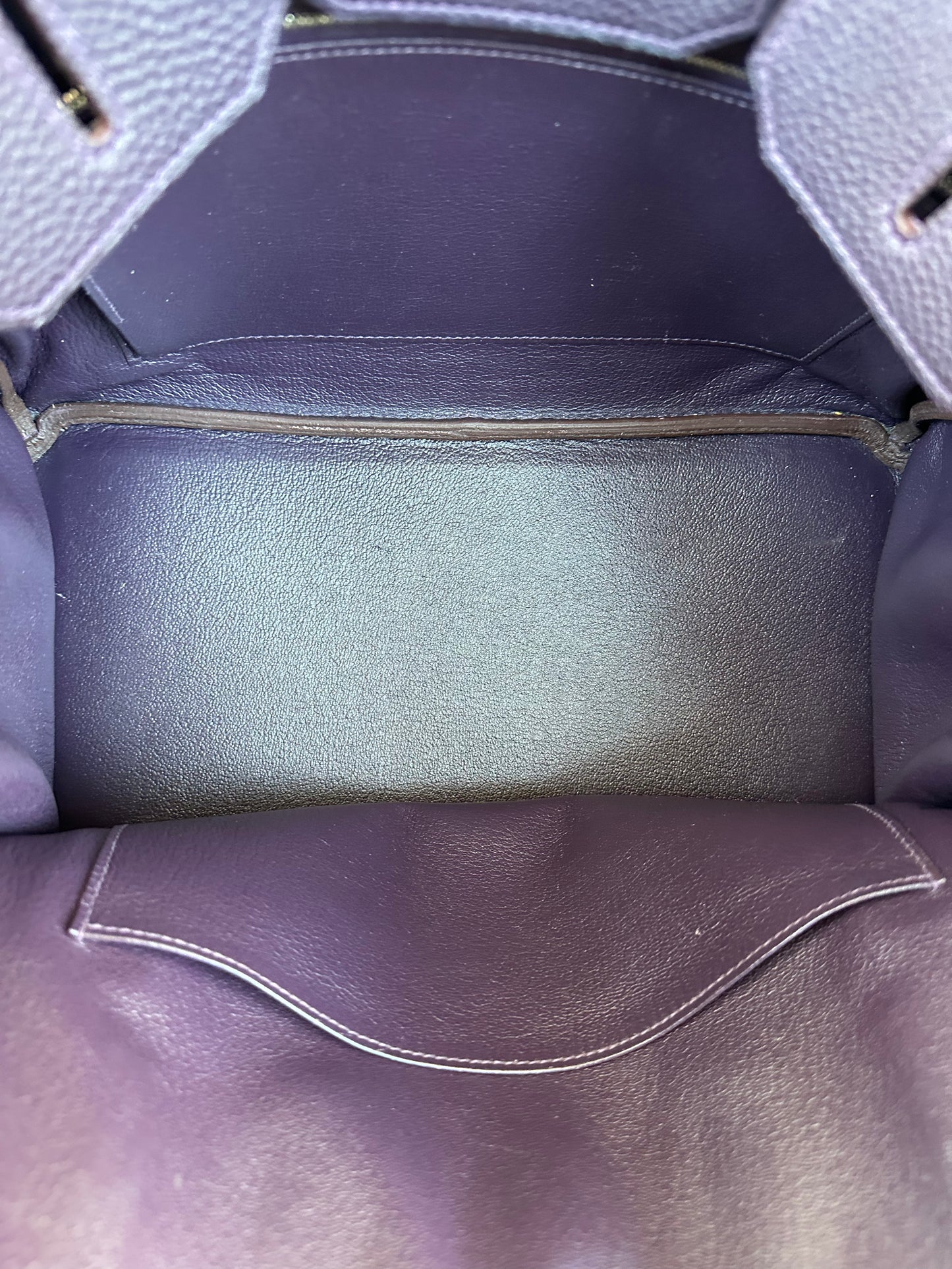 Hermès Violet Raisin Togo Birkin 35