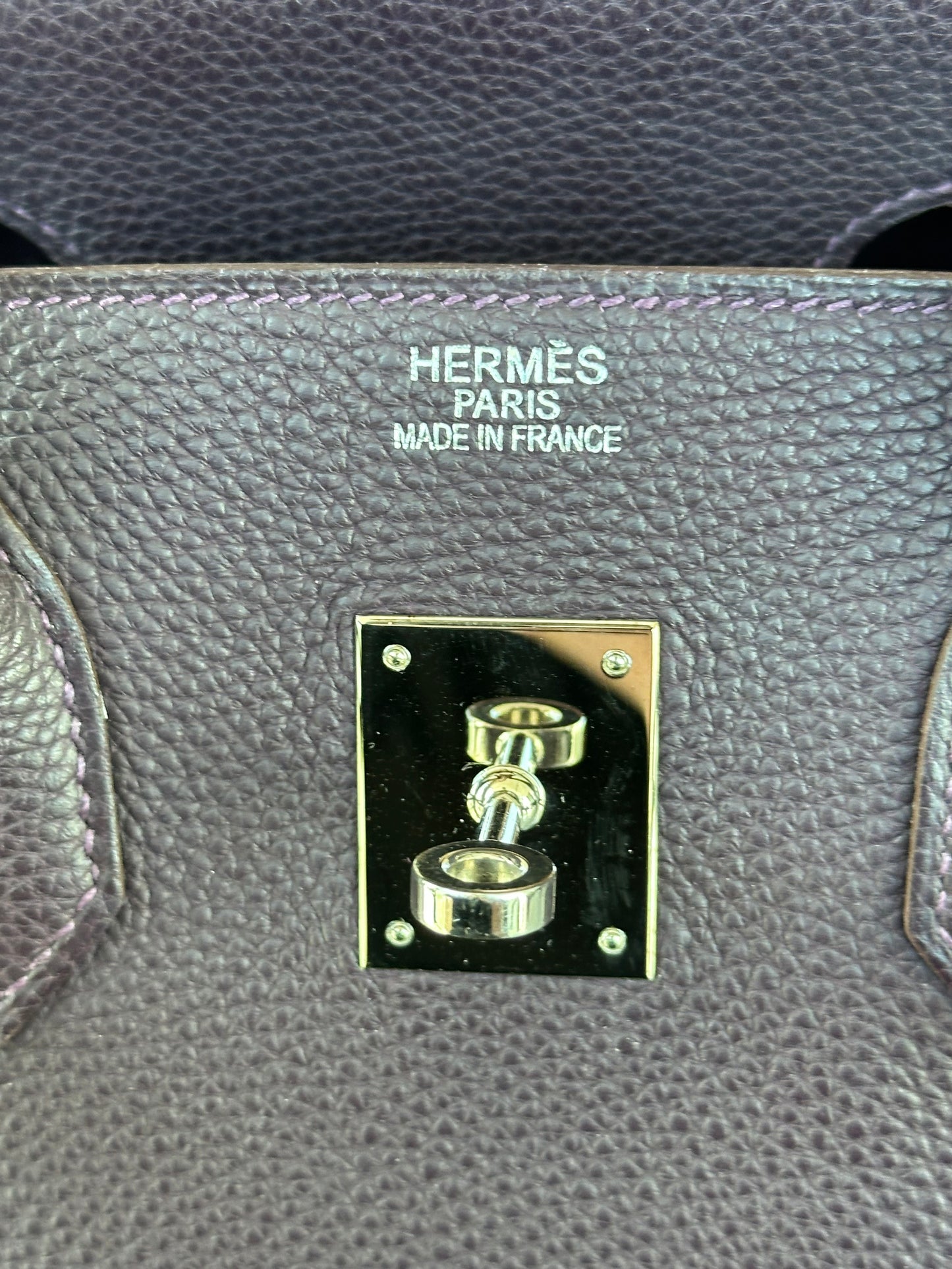 Hermès Violet Raisin Togo Birkin 35