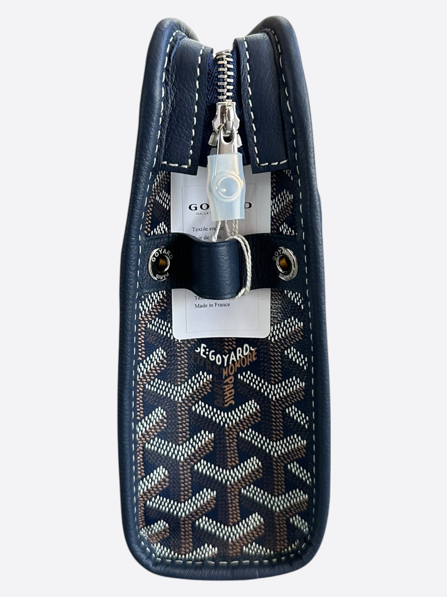 Goyard Navy Jouvence MM Toiletry Bag