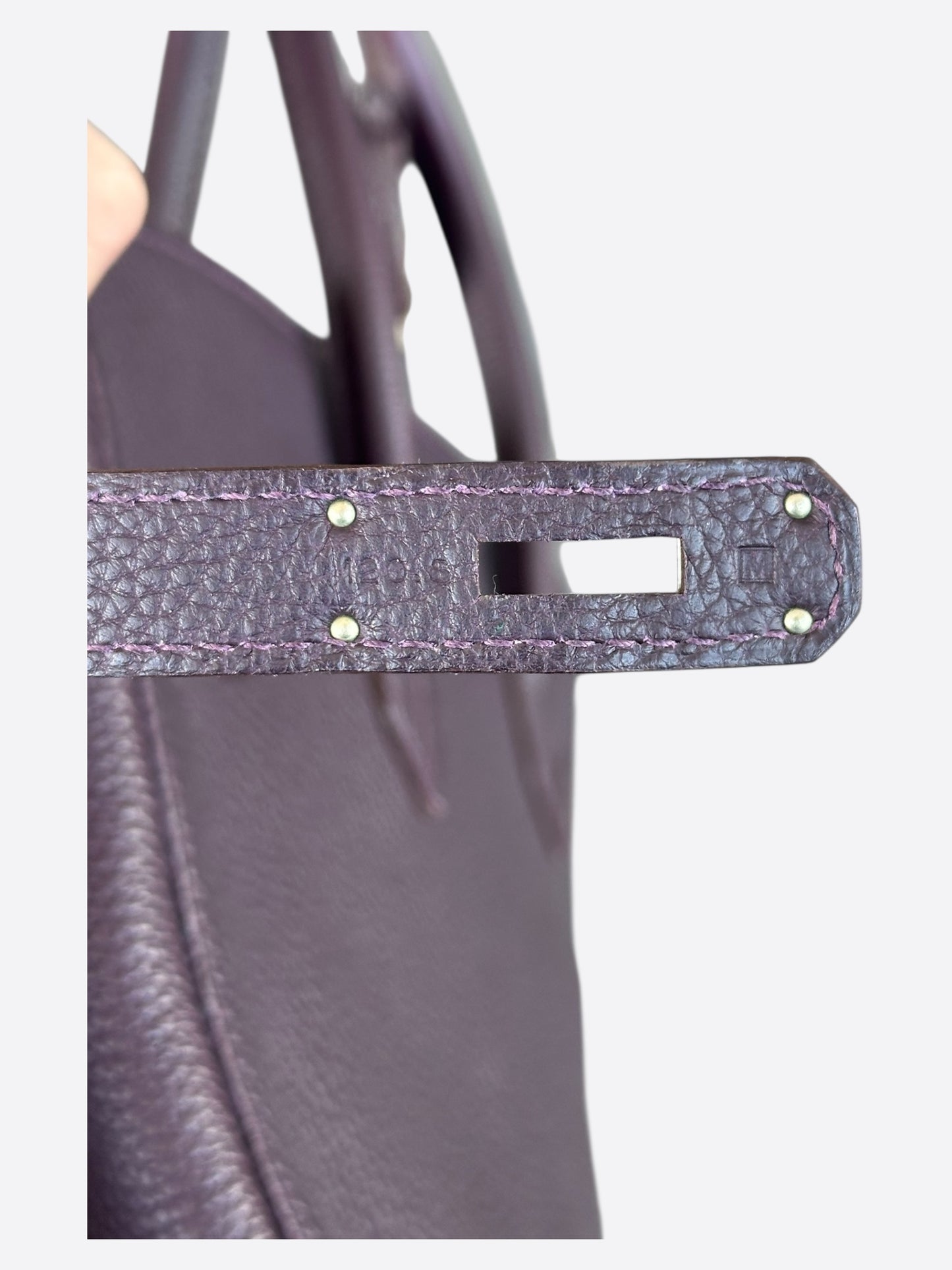 Hermès Violet Raisin Togo Birkin 35