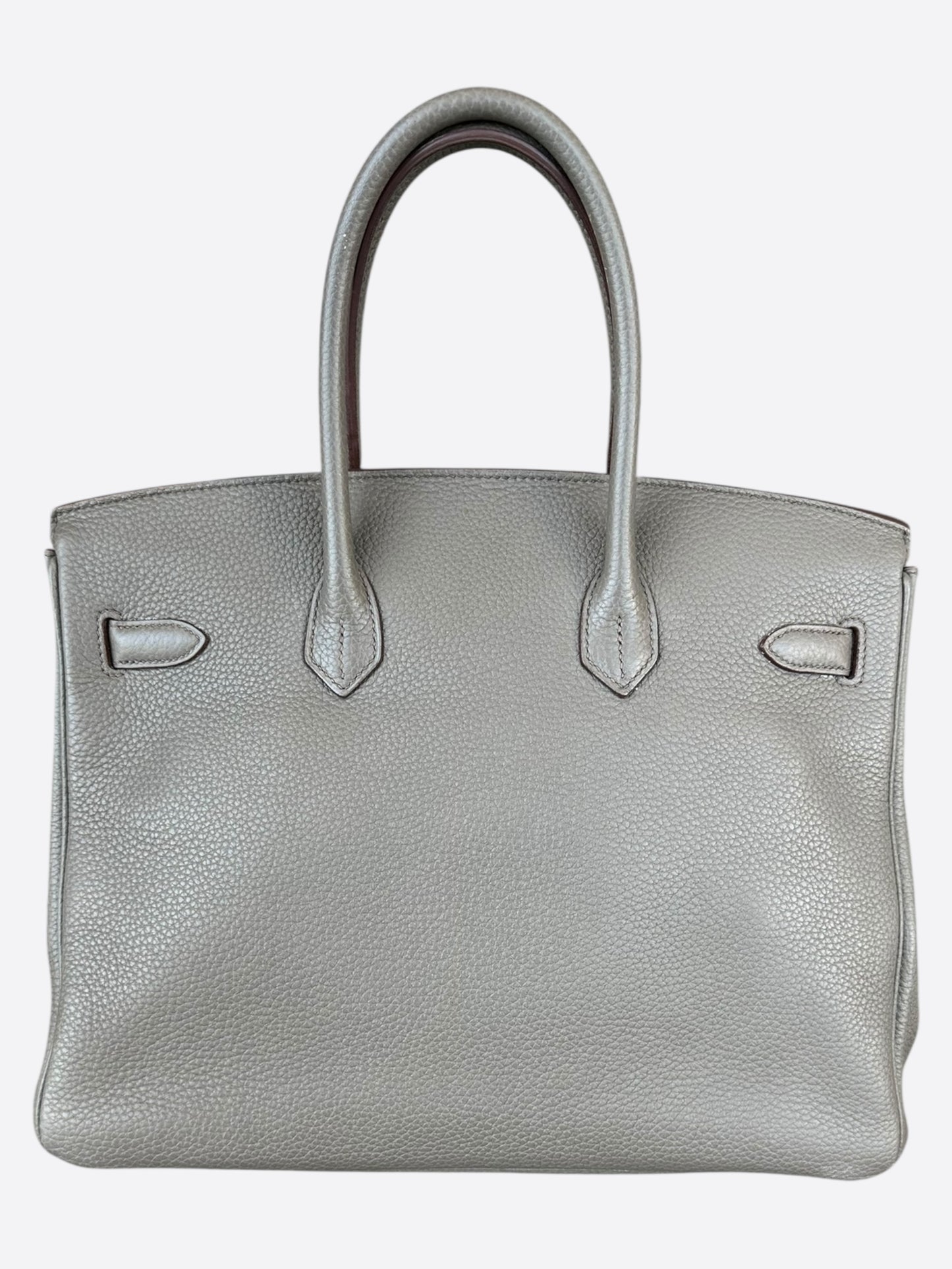 Hermes Etain Tri-Color Togo & Lizard Birkin 35