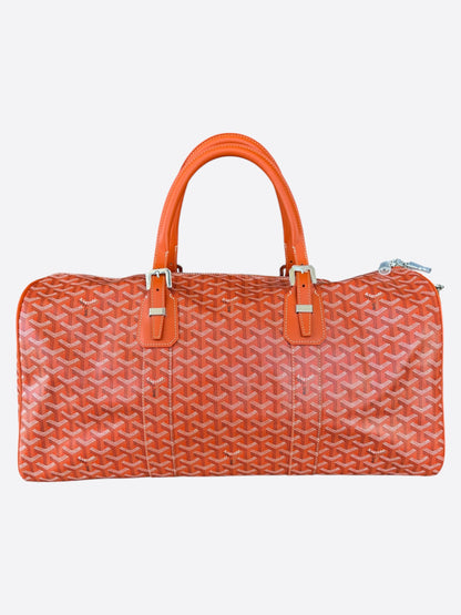 Goyard Orange Boston 50 Duffel Bag