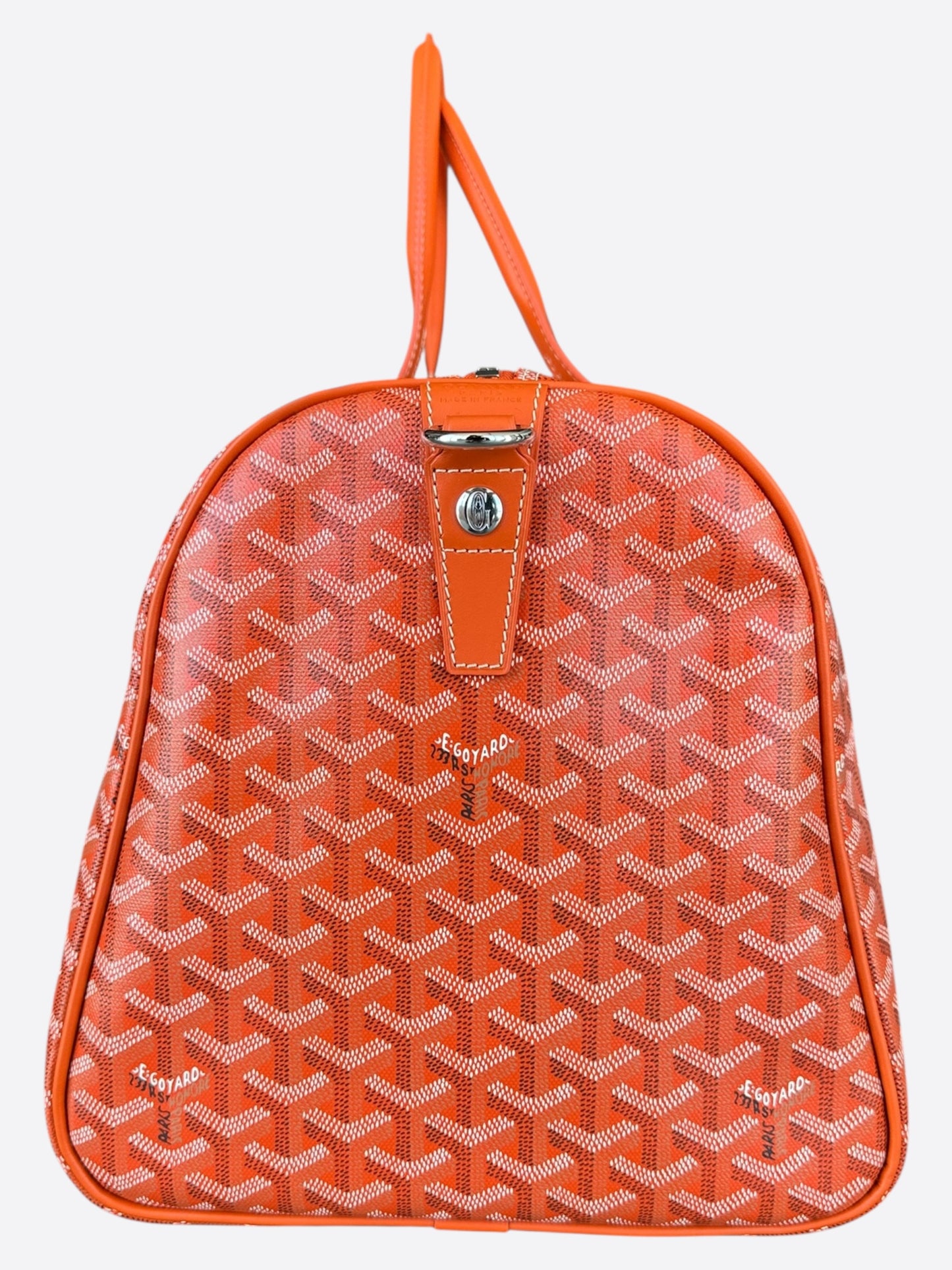 Goyard Orange Boston 50 Duffel Bag